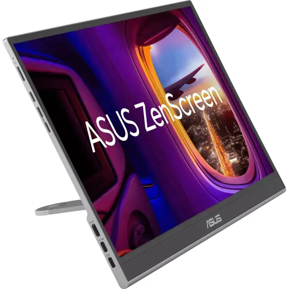 მონიტორი Asus Monitor portable 15.6" ZenScreen MQ16AHE mHDMI, USB-C, OLED, 1ms, DCI-P3 100%, HDR10, Cover - Primestore.ge