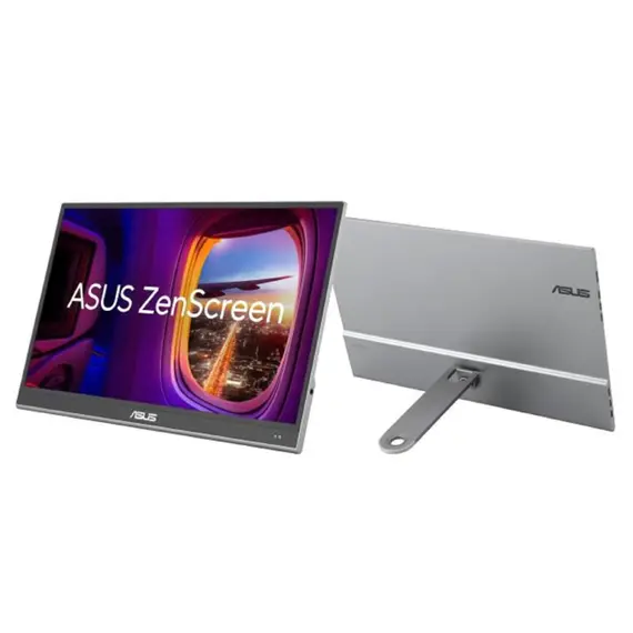მონიტორი Asus Monitor portable 15.6" ZenScreen MQ16AHE mHDMI, USB-C, OLED, 1ms, DCI-P3 100%, HDR10, Cover - Primestore.ge