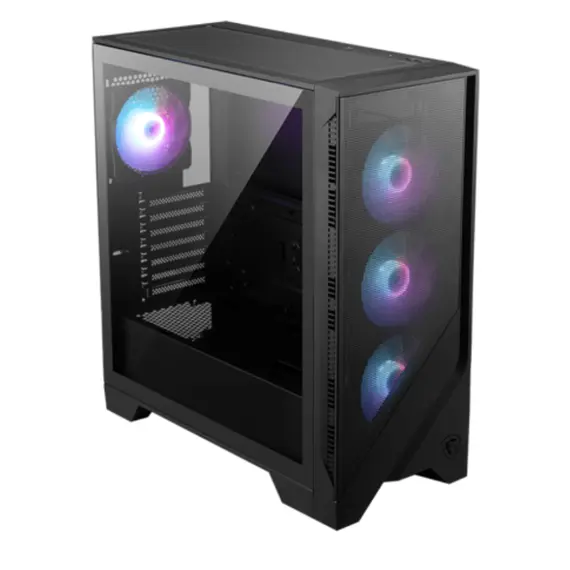 კომპიუტერის ქეისი MSI MAG FORGE 321R AIRFLOW Black - Primestore.ge