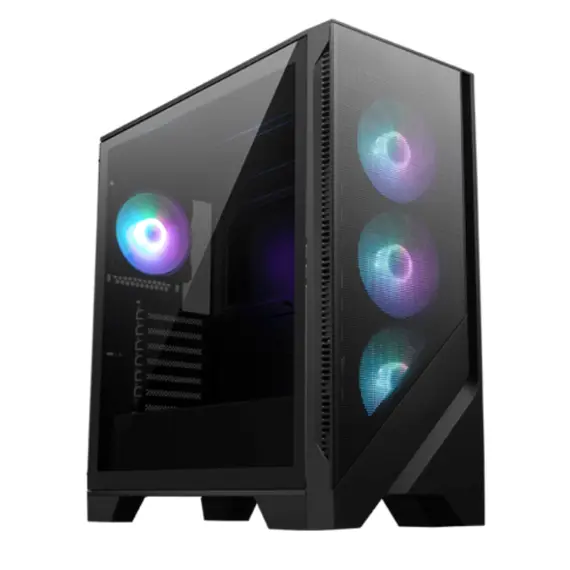 კომპიუტერის ქეისი MSI MAG FORGE 321R AIRFLOW Black - Primestore.ge