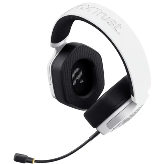 ყურსასმენი Trust GXT493W CARUS WIRELESS HEADSET WHITE - Primestore.ge
