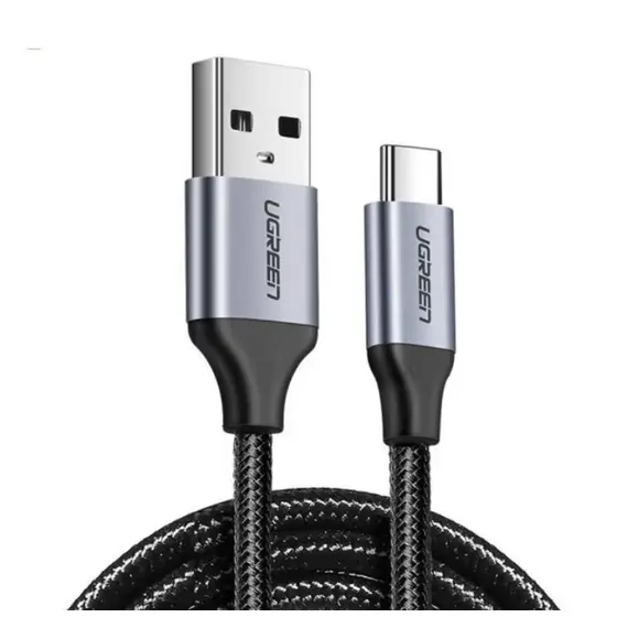 კაბელი Ugreen US288 UGREEN USB 2.0 A to Type C Cable Black/60126 - Primestore.ge