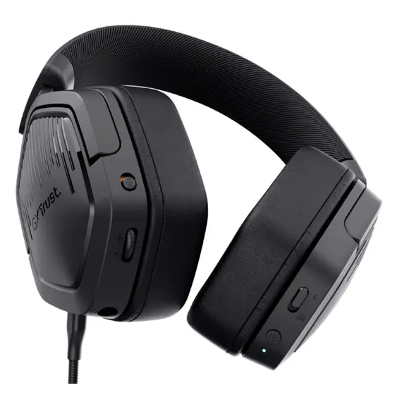 ყურსასმენი Trust GXT493 CARUS WIRELESS HEADSET BLK - Primestore.ge