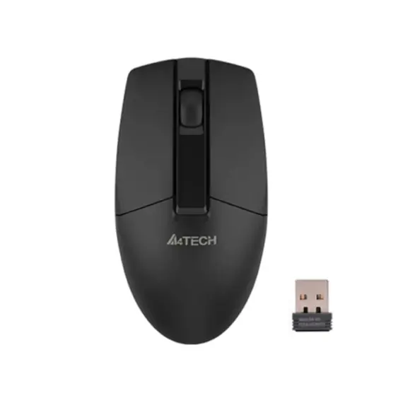 მაუსი A4Tech G3-330N Wireless Optical Mouse Black - Primestore.ge