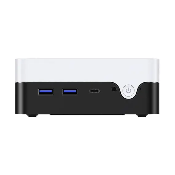 მინი კომპიუტერი Chuwi LarKBox X, i3-1220P, 8GB, 256GB SSD, Integrated, W11H, Black/White - Primestore.ge