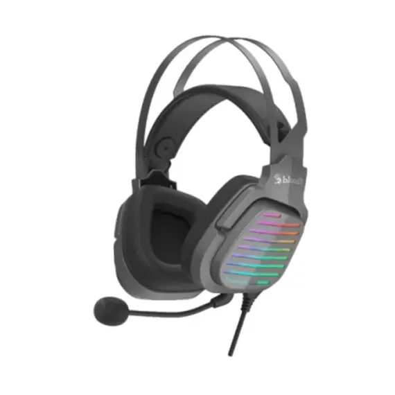 ყურსასმენი A4tech Bloody G560 RGB Flow Backlight Headset 7.1 Virtual USB Gun Grey - Primestore.ge