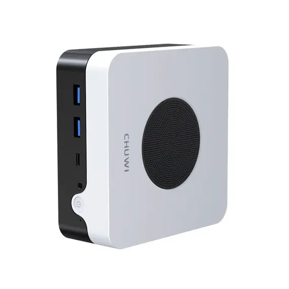 მინი კომპიუტერი Chuwi LarKBox X, i3-1220P, 8GB, 256GB SSD, Integrated, W11H, Black/White - Primestore.ge