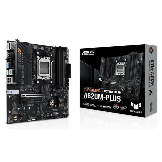 დედა დაფა ASUS Motherboard TUF GAMING A620M-PLUS sAM5 A620 4xDDR5 HDMI DP mATX - Primestore.ge