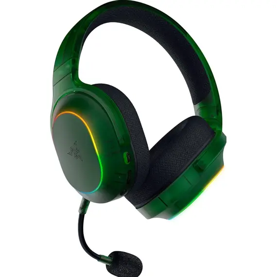ყურსასმენი Razer Headset Barracuda X Chroma, BT/WL, RGB, Phantom Green Ed - Primestore.ge