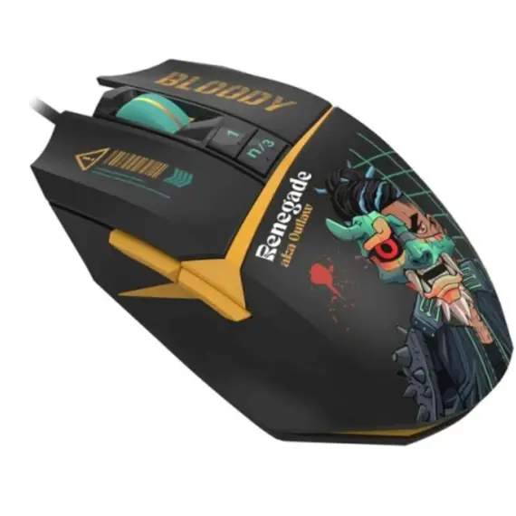 მაუსი A4tech Bloody W63 MAX RGB Gaming Mouse Renegade Midnight - Primestore.ge