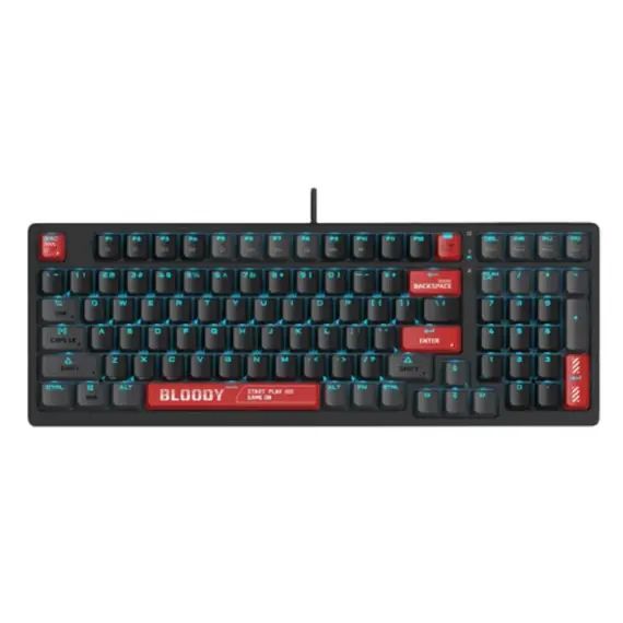 კლავიატურა A4tech Bloody AT98 Alpha Optical Switch Keyboard Bloody Red - Primestore.ge