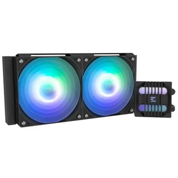 ქულერი Zalman LCS Alpha 2SE A24 ARGB, LGA1851, 1700, 1200, 115x, AM5, AM4, TDP ___W, black - Primestore.ge