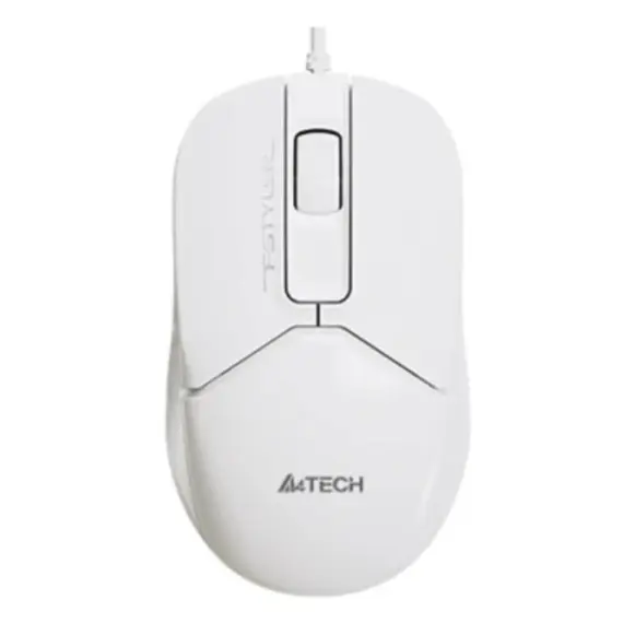 მაუსი A4tech Fstyler FM12 Wired Mouse White - Primestore.ge