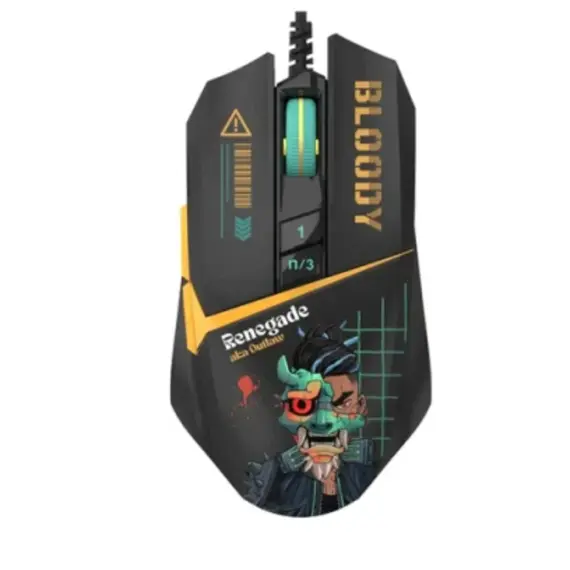 მაუსი A4tech Bloody W63 MAX RGB Gaming Mouse Renegade Midnight - Primestore.ge