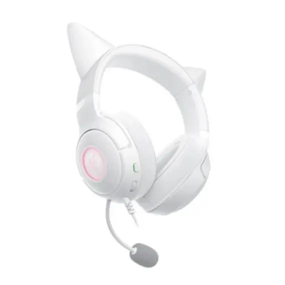 ყურსასმენი Razer Headset Kraken Kitty V2, 7.1, RGB, USB-A, white - Primestore.ge