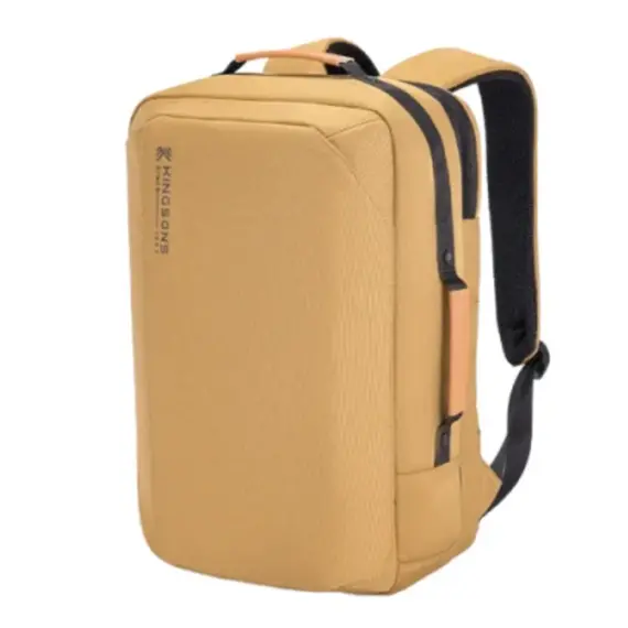 ზურგჩანთა Kingsons Waterproof Backpack 15.6" Khaki - K10143R-9 - Primestore.ge