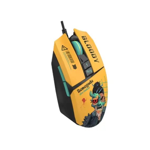 მაუსი A4tech Bloody W63 MAX RGB Gaming Mouse Renegade Sunset - Primestore.ge