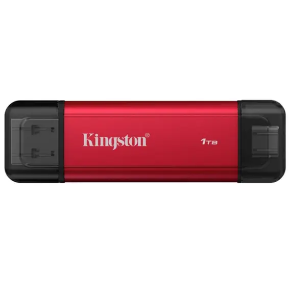 გარე მყარი დისკი Portable SSD Kingston 1TB USB 3.2 Gen 2 Dual USB-A R1050/W950MB/s - Primestore.ge