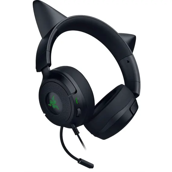 ყურსასმენი Razer Headset Kraken Kitty V3 X, mini-jack, 1.3m, black - Primestore.ge
