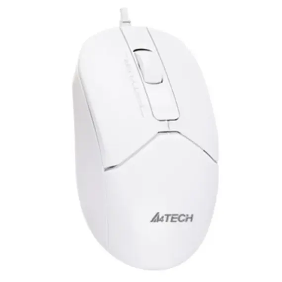 მაუსი A4tech Fstyler FM12 Wired Mouse White - Primestore.ge