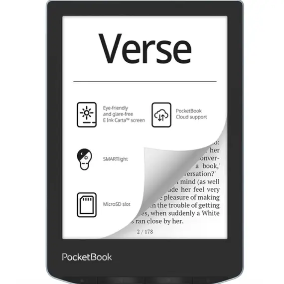 ელექტრონული წიგნი PocketBook e-book 629 Verse, Bright Blue - Primestore.ge