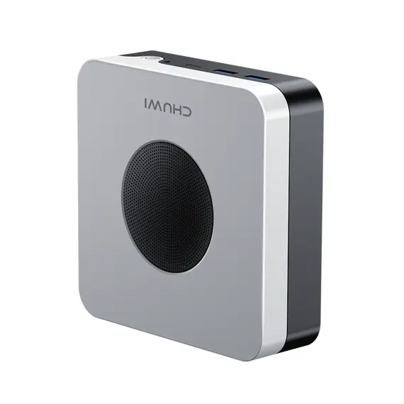 მინი კომპიუტერი Chuwi LarKBox X, i3-1220P, 8GB, 256GB SSD, Integrated, W11H, Black/White - Primestore.ge