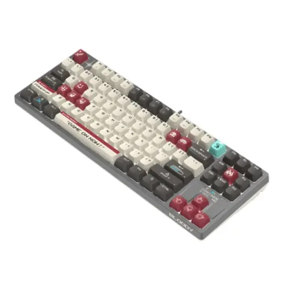კლავიატურა A4tech Bloody S87 HOT-SWAPPABLE Mechanical Keyboard Pixels Red - Primestore.ge