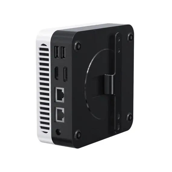 მინი კომპიუტერი Chuwi LarKBox X, i3-1220P, 8GB, 256GB SSD, Integrated, W11H, Black/White - Primestore.ge