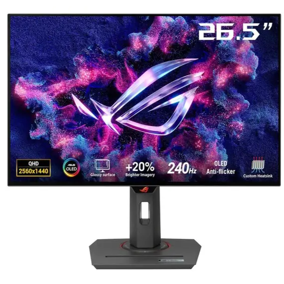 მონიტორი ASUS ROG Strix OLED XG27AQDMES 27 2560 x 1440 240 Hz, 0.03ms - Primestore.ge