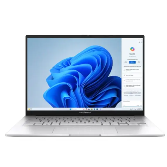 ნოუთბუქი Asus Zenbook 14" OLED Touch FHD Ultra 9  285H 32GB 1TB SSD Intel Graphics DOS Silver - Primestore.ge