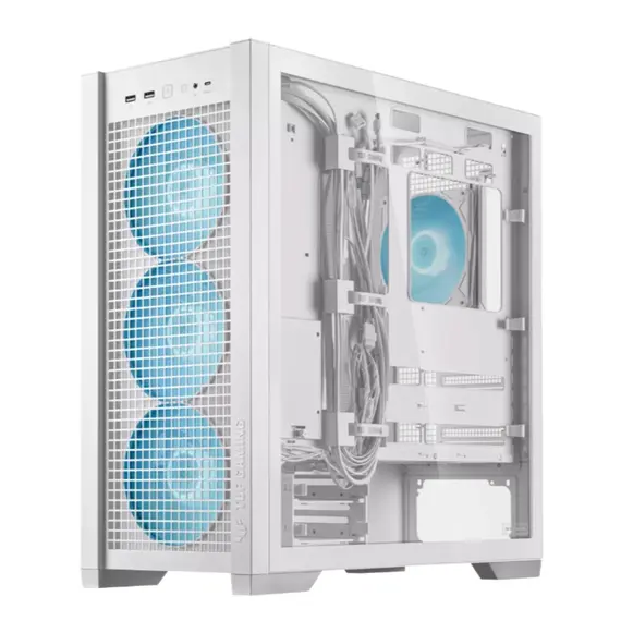 კომპიუტერის ქეისი ASUS TUF Gaming GT302 ARGB White - Primestore.ge