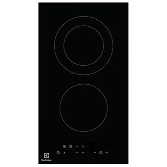 გაზქურის ზედაპირი Electrolux LHR3233CK / Electric-Domino / 30cm / Ceramic Glass - Primestore.ge