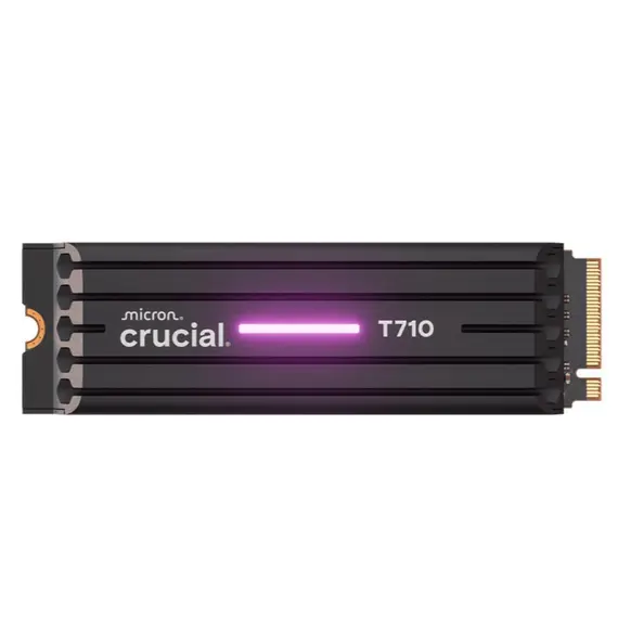 მყარი დისკი CRUCIAL SSD PCIE G5 M.2 NVME 1TB W/HS T710 CT1000T710SSD5 - Primestore.ge