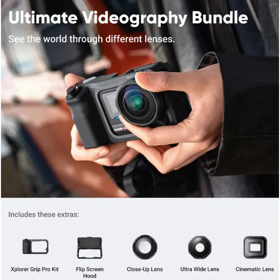 ვიდეო კამერა Insta360 Ace Pro 2 Ultimate Videography Bundle - Primestore.ge