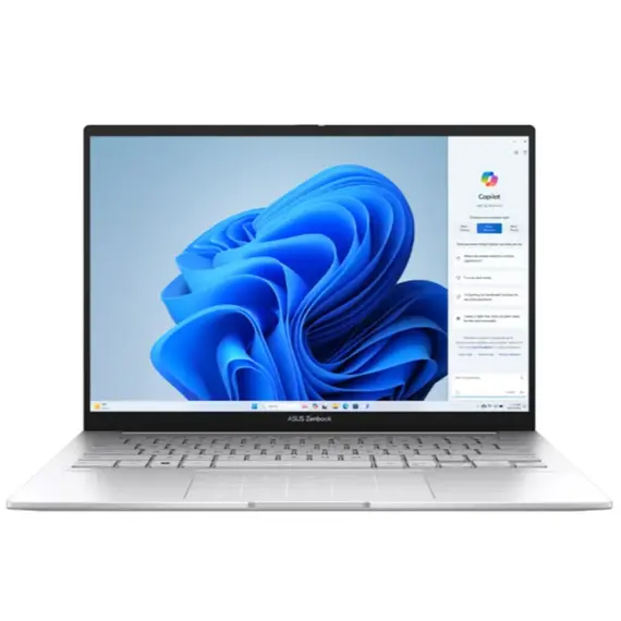 ნოუთბუქი Asus Zenbook 14" 3K OLED  Ultra 9  285H 32GB 1TB SSD Intel Graphics DOS Silver - Primestore.ge