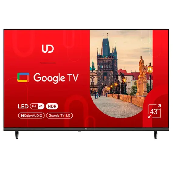 ტელევიზორი UDTV UD 43GFC5210  Google TV 16:9 FHD - Primestore.ge