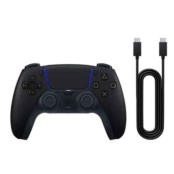 კონტროლერი Playstation DualSense Wireless Controller Midnight Black & USB Cable for PC /KIA - Primestore.ge