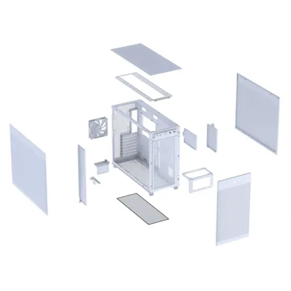 კომპიუტერის ქეისი ASUS Prime AP303 - Mesh Panel White - Primestore.ge