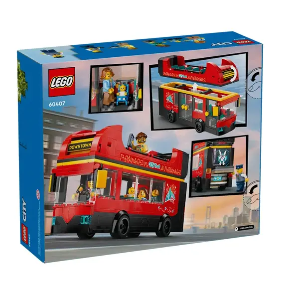 ლეგო LEGO Constructor City Red double-decker sightseeing bus - Primestore.ge