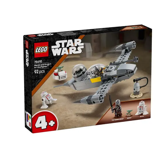 ლეგო LEGO Constructor Star Wars Mando and Grogu's N-1 Starfighter - Primestore.ge