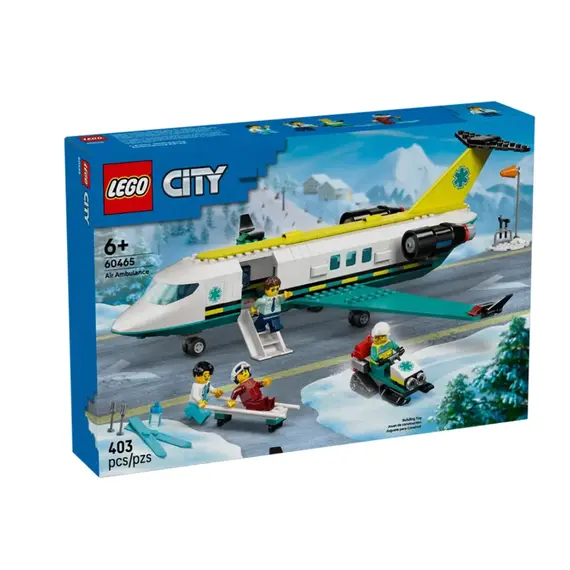 ლეგო LEGO Constructor City Emergency Air Ambulance Airplane - Primestore.ge