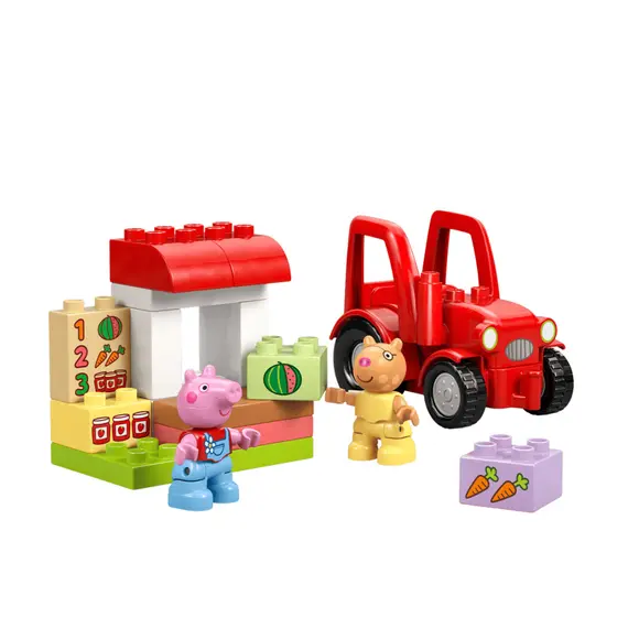 ლეგო LEGO Constructor DUPLO Peppa Pig Tractor and Market - Primestore.ge