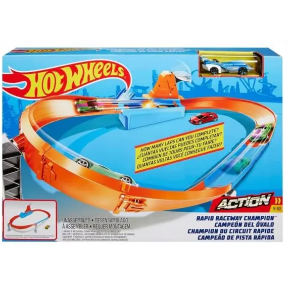 სათამაშო ტრასა Mattel HW Championship Trackset Asst - Primestore.ge