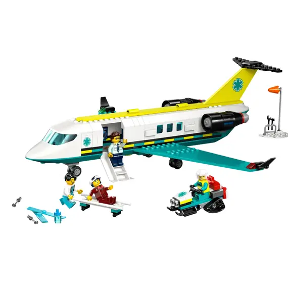 ლეგო LEGO Constructor City Emergency Air Ambulance Airplane - Primestore.ge