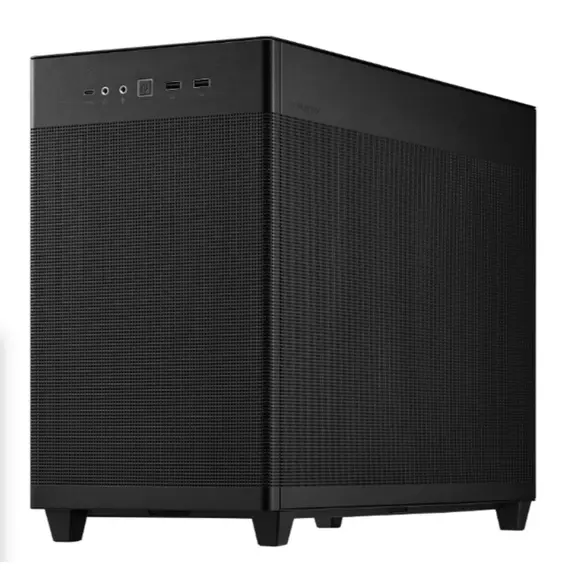 კომპიუტერის ქეისი ASUS Prime AP201 Tempered Glass MicroATX Case Black - Primestore.ge