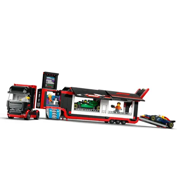 ლეგო LEGO Constructor City F1 Truck with RB20 & AMR24 F1 Cars - Primestore.ge