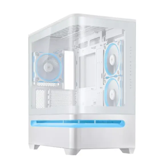 კომპიუტერის ქეისი ASUS Prime AP202 ARGB White - Primestore.ge