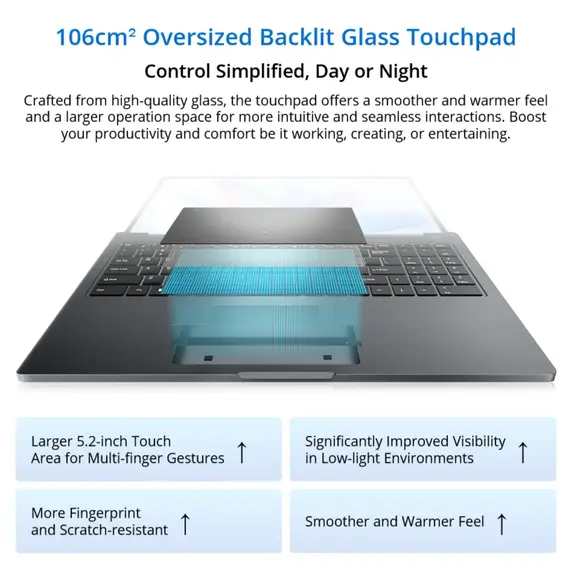 ნოუთბუქი Blackview Acebook 12 16'' WUXGA I5-12450H 16GB 512GB SSD  Intel UHD Graphics Grey WIN 11 PRO - Primestore.ge