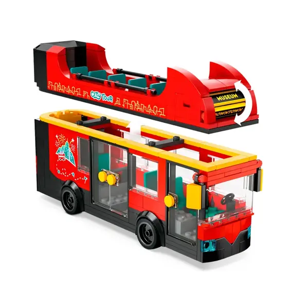 ლეგო LEGO Constructor City Red double-decker sightseeing bus - Primestore.ge