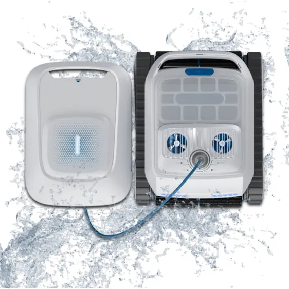 აუზის საწმენდი რობოტი UBTech AIRROBO PC200, Cordless Robotic Pool Cleaner, White - Primestore.ge